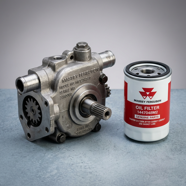 Oil Pump & Filter - Tractor Part